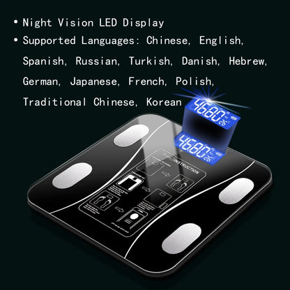 Body Fat Scale Smart Wireless Digital