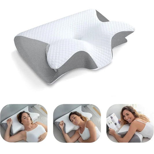 Ergonomic Neck Pillow – Memory Foam Support