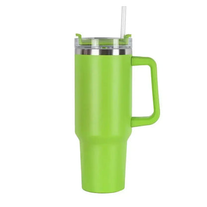 40oz Insulated Steel Travel Mug with Straw