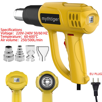 2000W Digital Heat Gun – Industrial Hot Air Blower