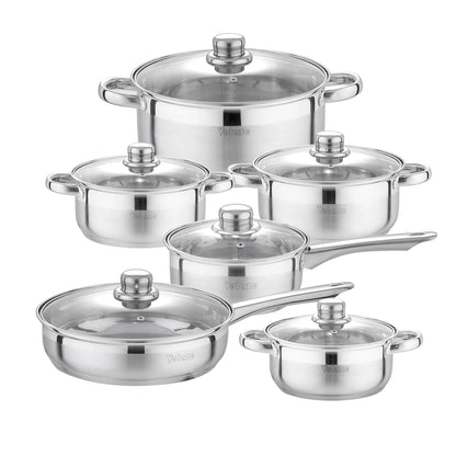 Velaze Kitchen Cookware Set 12 PCS