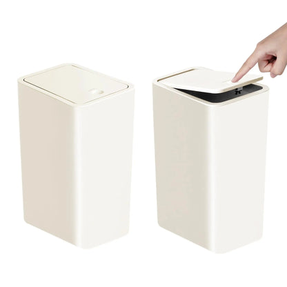 10L Toilet & Bedroom Trash Can – Plastic Lid