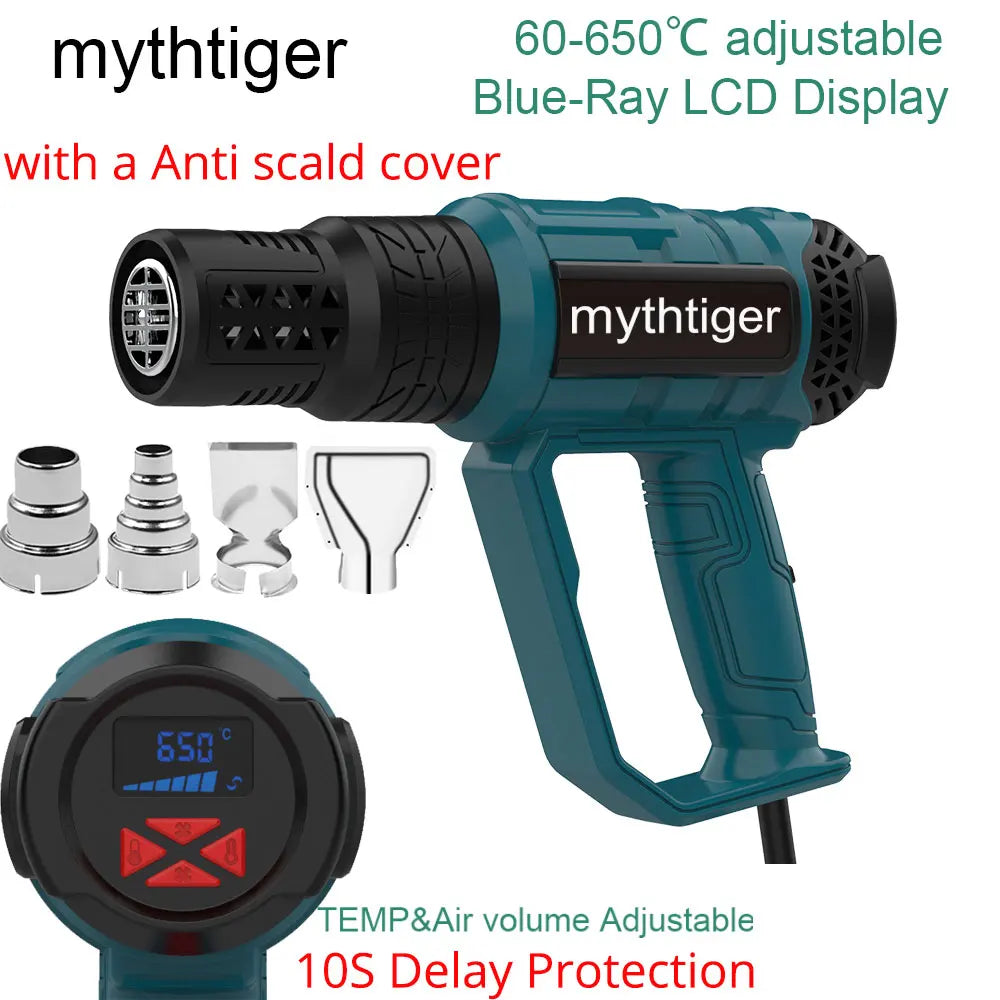 2000W Digital Heat Gun – Industrial Hot Air Blower