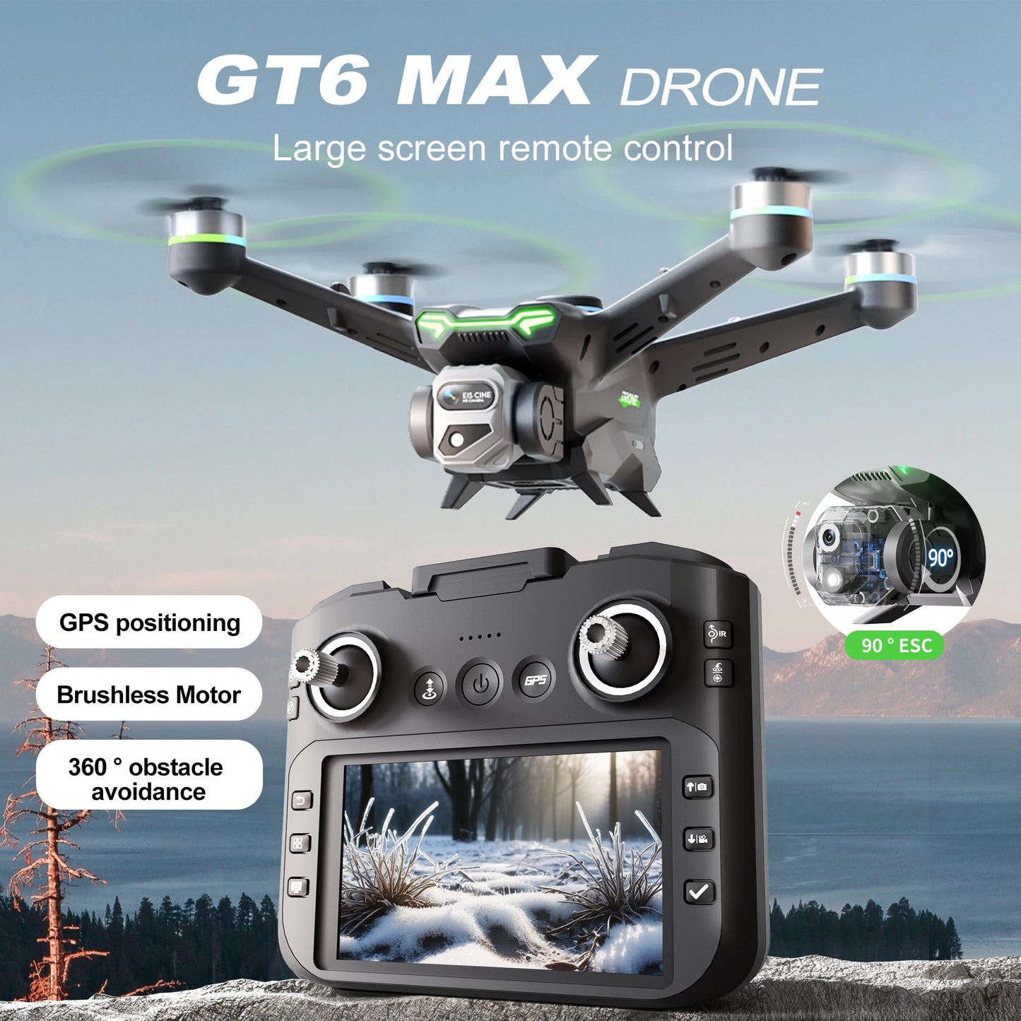 GT6 MAX DRONE HD Professional