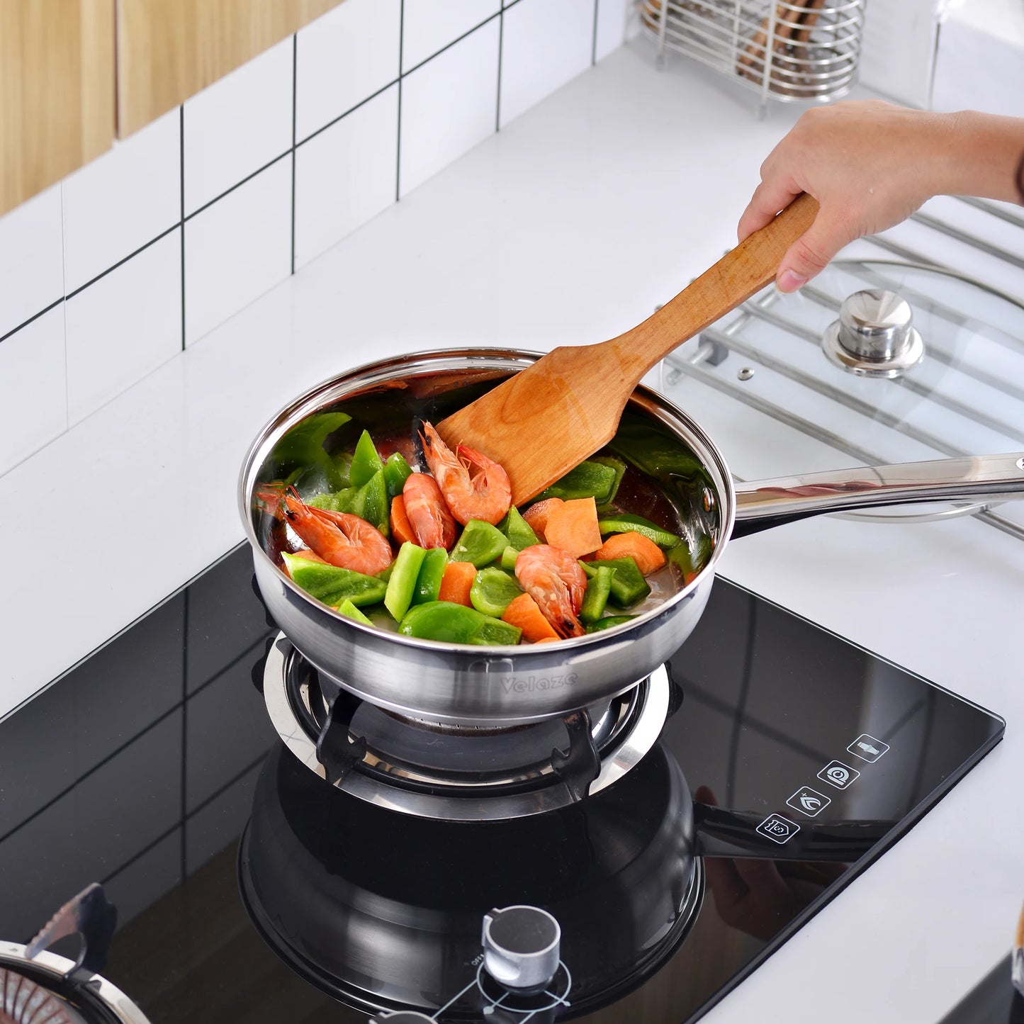 Velaze Kitchen Cookware Set 12 PCS