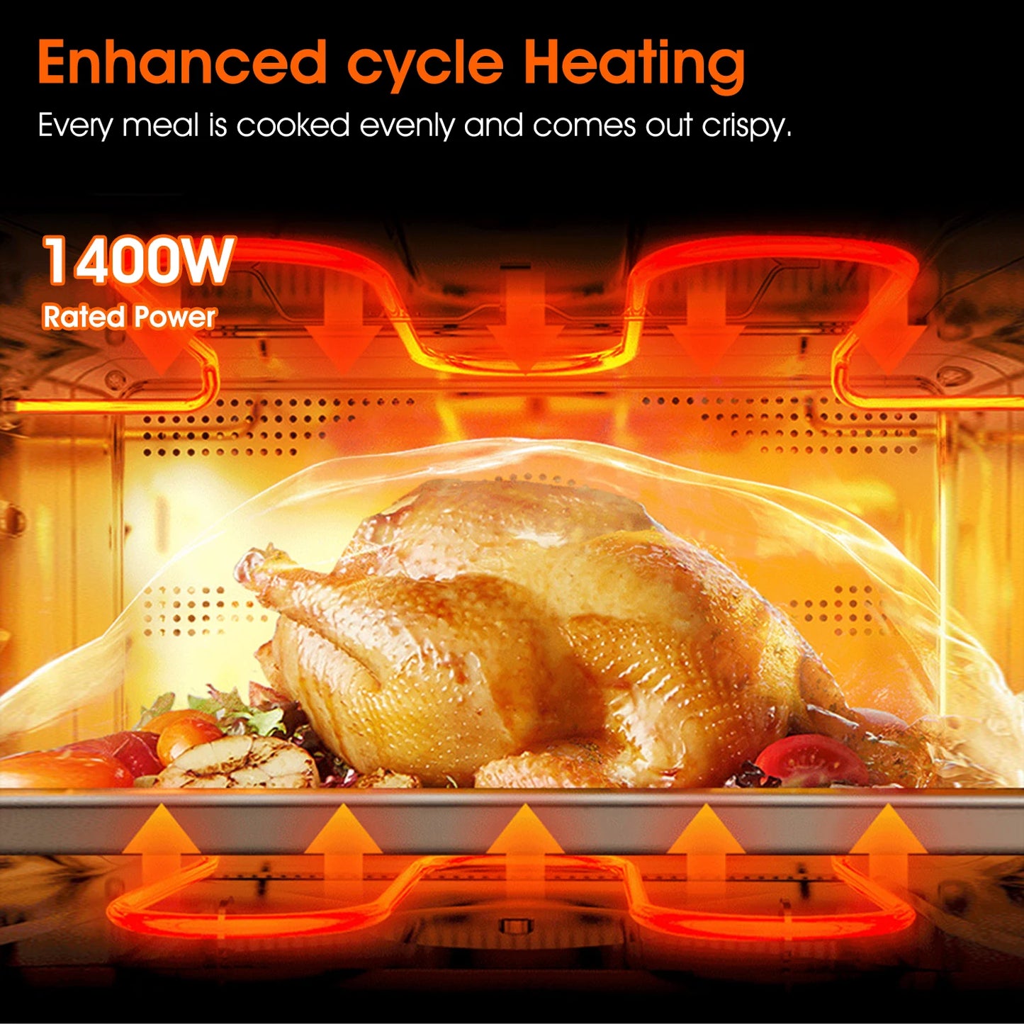 Air Fryer Oven – Digital Display & Viewing Window