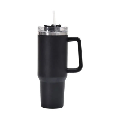 40oz Insulated Steel Travel Mug with Straw