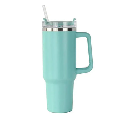40oz Insulated Steel Travel Mug with Straw