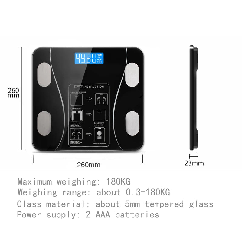 Body Fat Scale Smart Wireless Digital