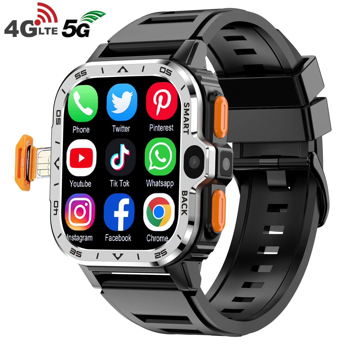 Smart Watch Men GPS 16G/64G HD Dual Camera