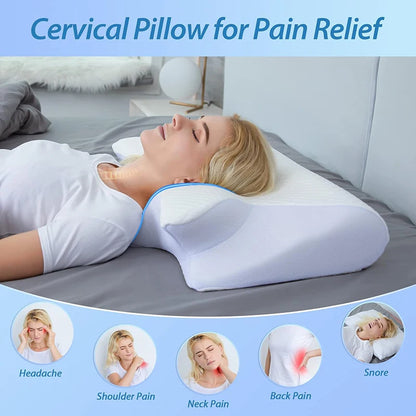 Ergonomic Neck Pillow – Memory Foam Support