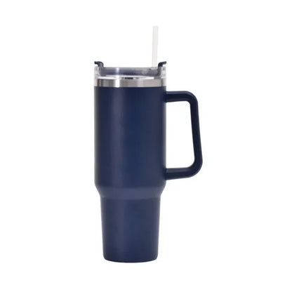 40oz Insulated Steel Travel Mug with Straw