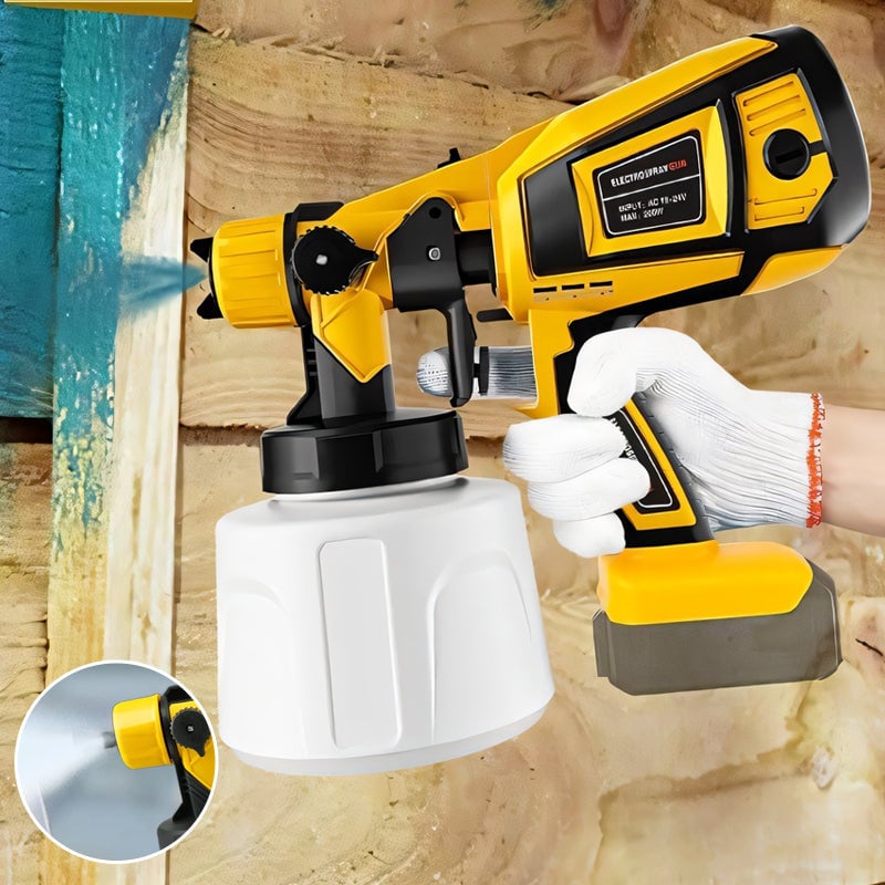 Removable electric paint gun-One Battery & Charger (2000mAh)